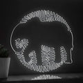Elephant One Line EL Wire Neon Sign - Standing Giant Light Decor - myneonup