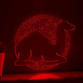 Camel One Line EL Wire Neon Sign - Cute Abstract Camel Design for Art Lovers & Safari Decor - myneonup