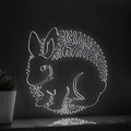Rabbit One Line EL Wire Neon Sign 1 - Ideal for Kids' Rooms & Wall Decor - myneonup