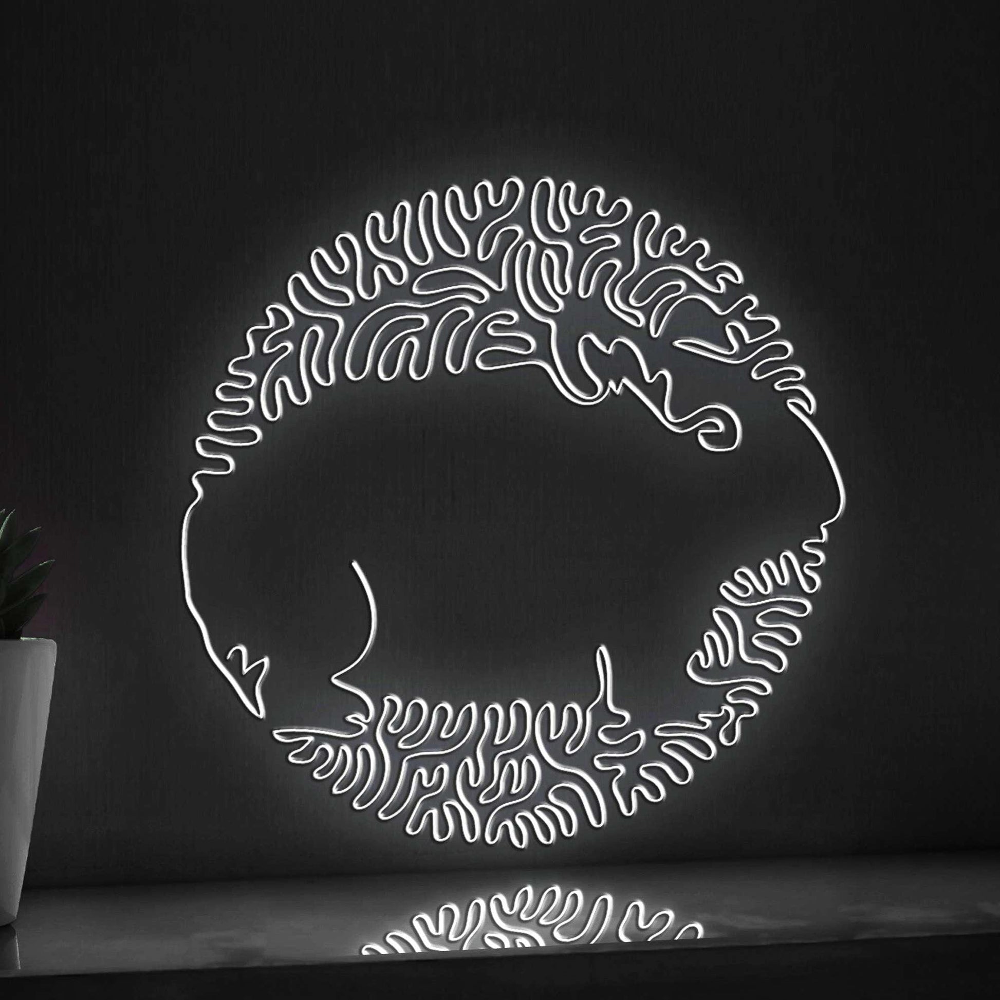 Hamster One Line EL Wire Neon Sign - Hairy Pet Decor - myneonup