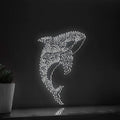 Orca One Line EL Wire Neon Sign - Ideal for Ocean Lovers' Wall Decor - myneonup