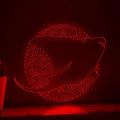 Stingray One Line EL Wire Neon Sign - Flat-Bodied Marine Decor - myneonup