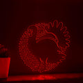Turkey One Line EL Wire Neon Sign - Thanksgiving Decor - myneonup