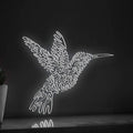 Hummingbird One Line EL Wire Neon Sign - Short Bill Bird Art, Ideal for Pet Lovers & Boho Decor - myneonup
