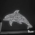 Dolphin One Line EL Wire Neon Sign - Ideal for Aquarium Lovers, Home Decor - myneonup