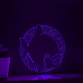 Piranha One Line EL Wire Neon Sign - Sharp-Toothed Predator, Ideal for Aquatic & Nature Lovers' Wall Decor - myneonup