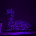 Swan One Line EL Wire Neon Sign - Swimming Bird Decor - myneonup