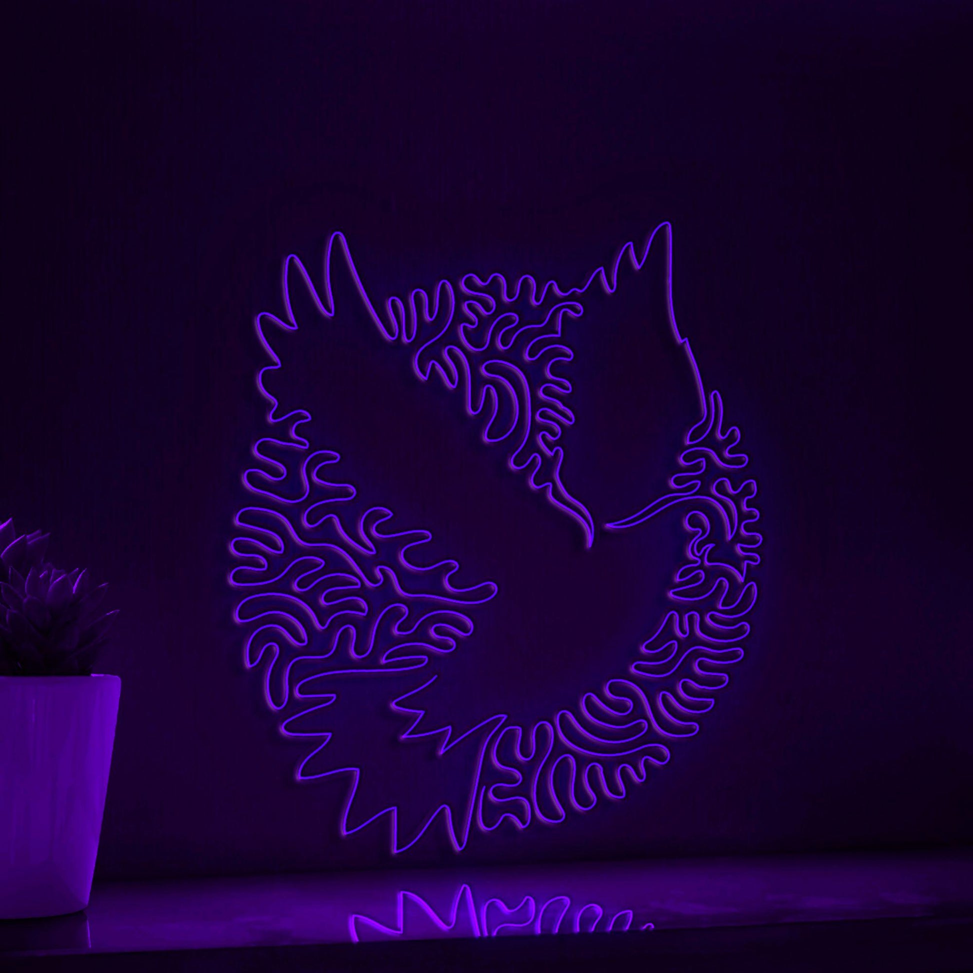 Dove One Line EL Wire Neon Sign - Peace Bird Wall Decor for Weddings, Easter and More - myneonup