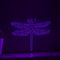 Dragonfly One Line EL Wire Neon Sign - Flying Insect Art - myneonup