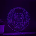 Gorilla One Line EL Wire Neon Sign - Stocky Ape Wall Art - myneonup