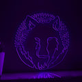 Wolf One Line EL Wire Neon Sign - Abstract Ligh Art for Nature Lovers' Home Decor - myneonup