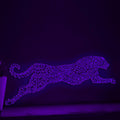 Cheetah One Line EL Wire Neon Sign - Fastest Mammal Art, Ideal for Safari Lovers, Perfect for Wall Decor - myneonup