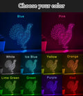 Grouse One Line EL Neon - Bird Wall Art - myneonup