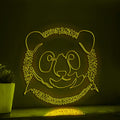 Panda One Line EL Wire Neon Sign - Shy Bamboo Lover Animal Decoe - myneonup
