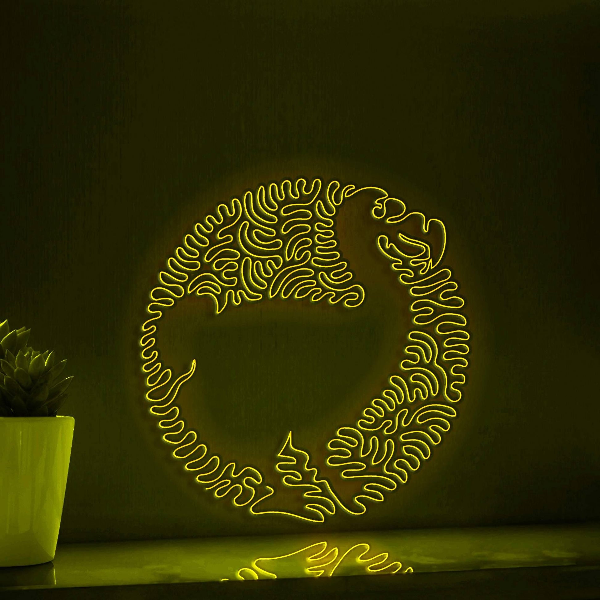 Dodo One Line EL Wire Neon Sign - Extinct Bird Wall Art - myneonup