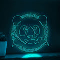 Panda One Line EL Wire Neon Sign - Shy Bamboo Lover Animal Decoe - myneonup