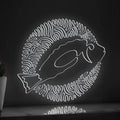 Blue Tang One Line EL Neon - Coral Reef Fish Decor - myneonup