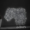 Panther One Line EL Wire Neon Sign - Predatory Animal Wall Art - myneonup