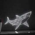 Shark One Line EL Wire Neon Sign - Marine Predator Light Art - myneonup