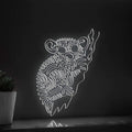 Tarsier One Line EL Wire Neon Sign - Big-Eyed Primate, Ideal for Tropical Nature Lovers' Room Decor - myneonup