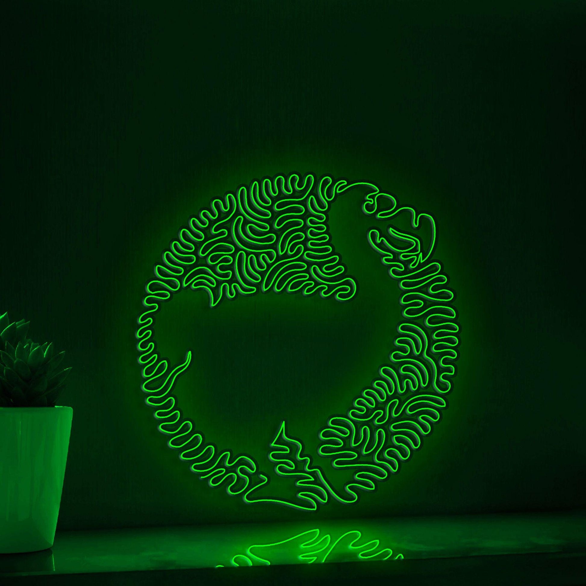 Dodo One Line EL Wire Neon Sign - Extinct Bird Wall Art - myneonup