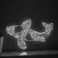 Koi One Line EL Wire Neon Sign - for Asian Themed Decor & Good Luck Seekers - myneonup