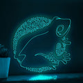 Frog One Line EL Wire Neon Sign - Tailless Amphibian Decor - myneonup
