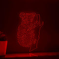 Koala One Line EL Wire Neon Sign - Tree Dweller Wall Art - myneonup
