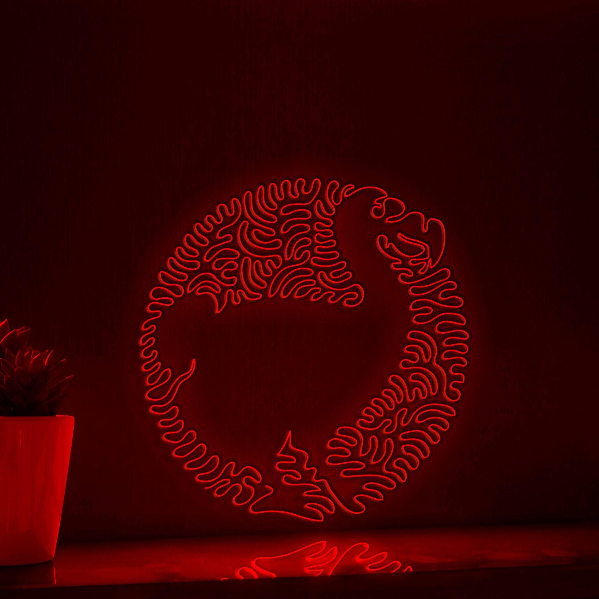 Dodo One Line EL Wire Neon Sign - Extinct Bird Wall Art - myneonup