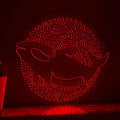 Orca One Line EL Wire Neon Sign - Ocean Themed Wall Decor - myneonup