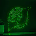Pterosaur One Line EL Neon - Winged Reptile Decor - myneonup