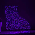 Cheetah One Line EL Neon - Eyeing Prey Wall Art - myneonup