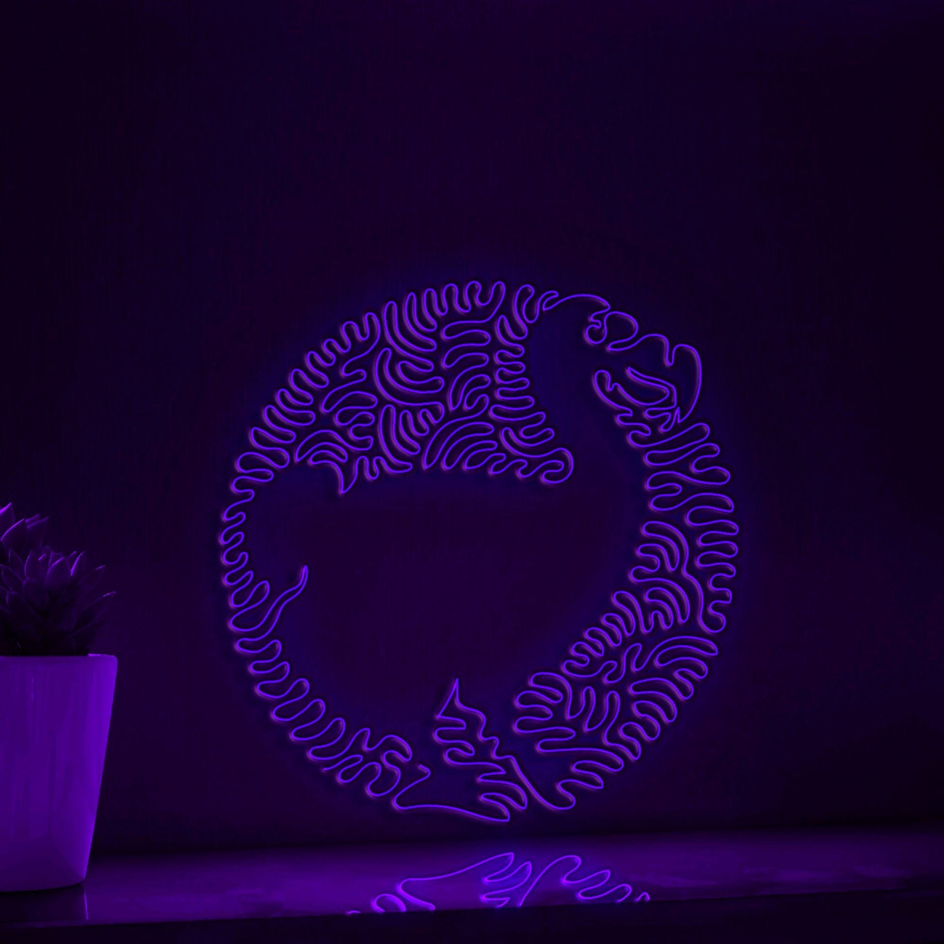 Dodo One Line EL Wire Neon Sign - Extinct Bird Wall Art - myneonup