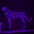 Cheetah One Line EL Wire Neon Sign - Fastest Mammal, Animal Wall Art - myneonup
