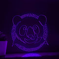 Panda One Line EL Wire Neon Sign - Shy Bamboo Lover Animal Decoe - myneonup