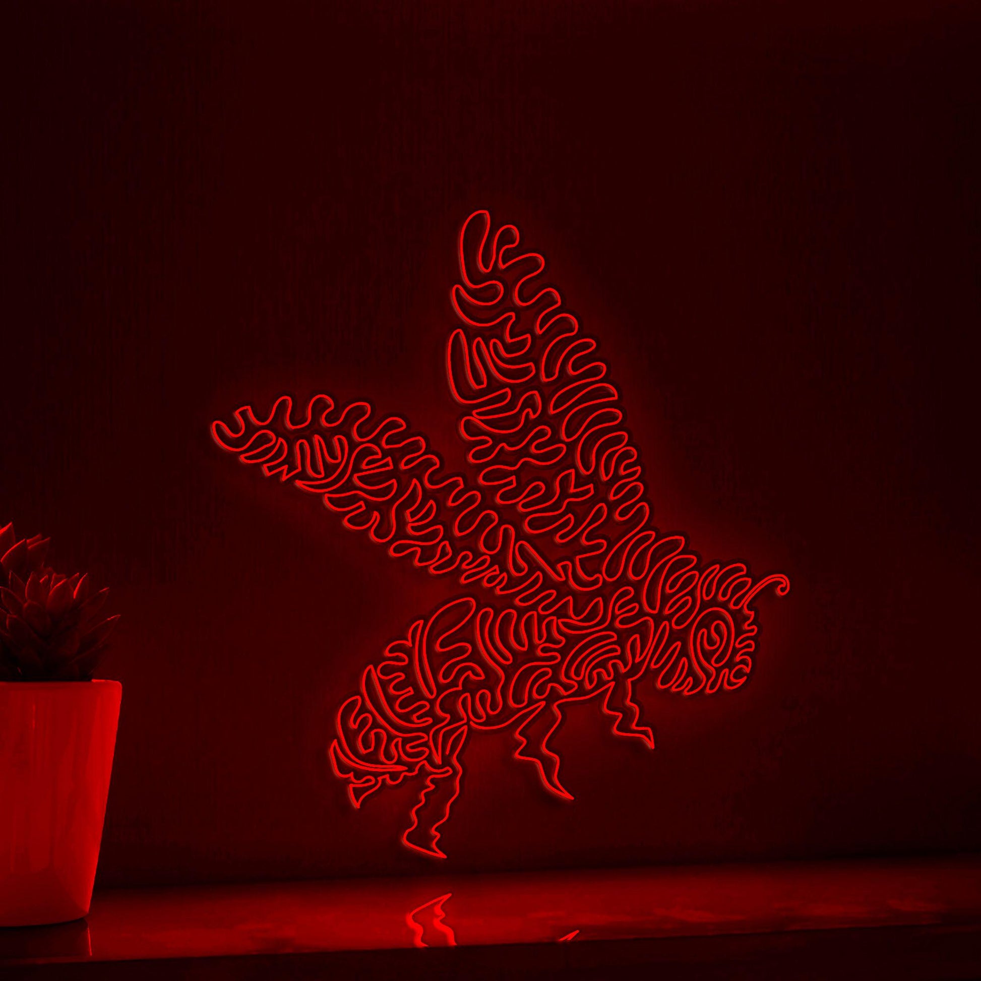 Bee One Line EL Wire Neon Sign - Ideal for Nature Lovers Wall Decor - myneonup