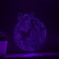 Zebra One Line EL Wire Neon Sign - Ideal for Animal Lovers Wall Decor - myneonup