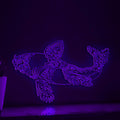 Koi One Line EL Wire Neon Sign - for Asian Themed Decor & Good Luck Seekers - myneonup
