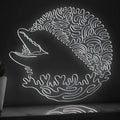 Dolphin One Line EL Neon - Marine Decor - myneonup
