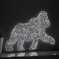 Gorilla One Line EL Wire Neon Sign - Primate Art Wall Decor - myneonup