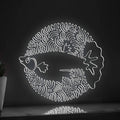 Guppy One Line EL Neon - Ocean Themed Aquarium Art Wall Decor - myneonup