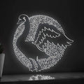 Swan One Line Art EL Wire Neon Sign - Graceful Bird Wall Decor - myneonup