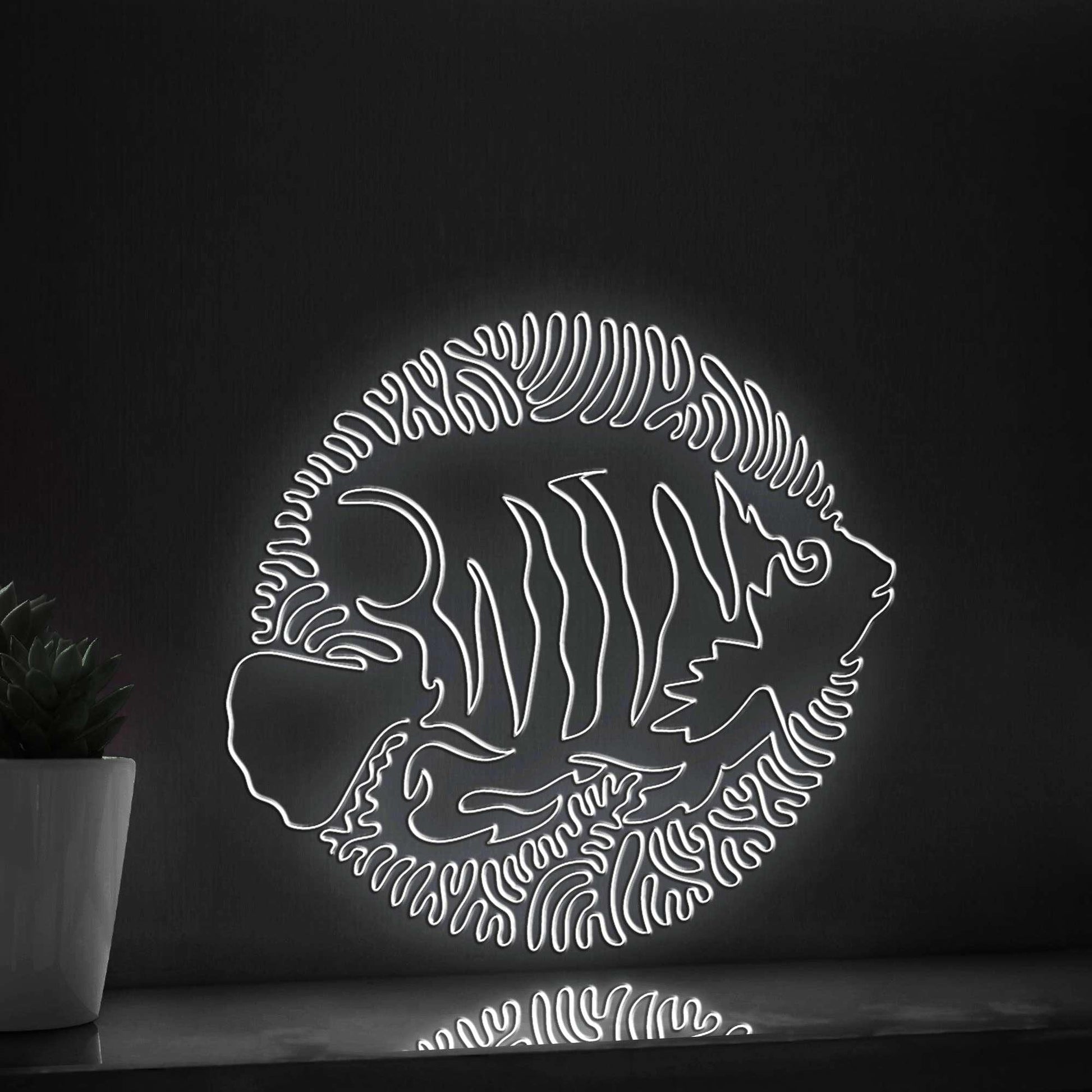 Regal Angelfish EL Wire Neon Sign - Aggressive Beauty Decor - myneonup