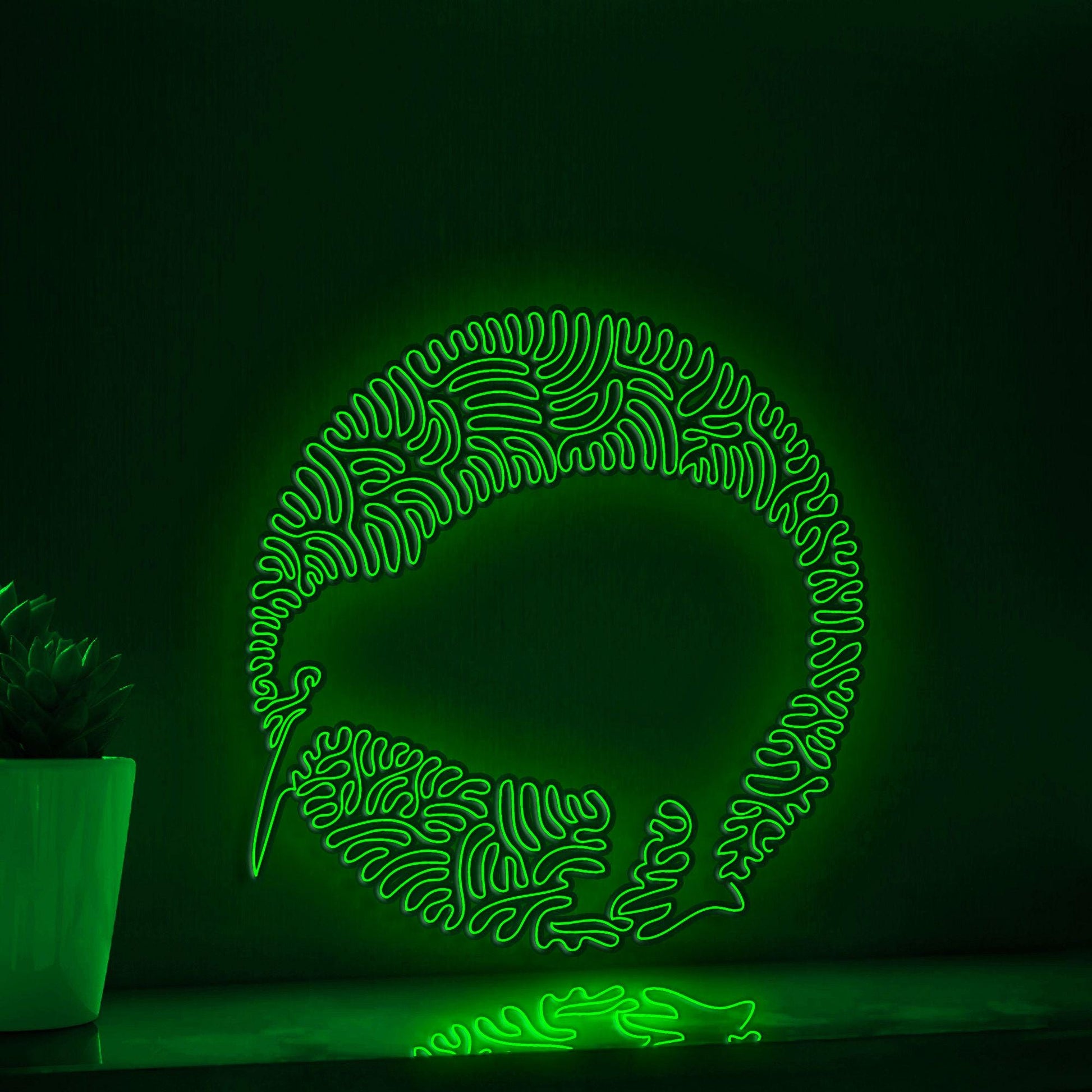 Kiwi One Line Art EL Wire Neon Sign - Nocturnal Bird Wall Decor - myneonup