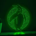 Penguin One Line EL Wire Neon Sign - Antarctic Bird Wall Art Decor - myneonup