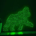 Gorilla One Line EL Wire Neon Sign - Primate Art Wall Decor - myneonup