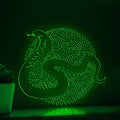 Cobra One Line Art EL Wire Neon Sign - Snake Wall Decor - myneonup