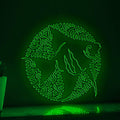 Angelfish One Line EL Wire Neon Sign - Ideal for Aquarium Lovers & Decor - myneonup