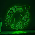 Parasaurolophus EL Neon Light - Crested Dino Wall Art - myneonup