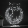 Owl One Line EL Wire Neon Sign - Bird Wall Art - myneonup